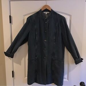Knee Length Jean Jacket